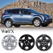 4PCS 17" HubCaps Full Rim Wheel Covers Replacement For 2013-2018 Toyota RAV4 R17