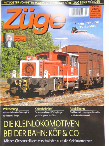 Trenes edición 61 locomotoras pequeñas Köf&Co Kaiserbahnhof modelismo ferroviario H-28466 | Zustand: Sehr gut