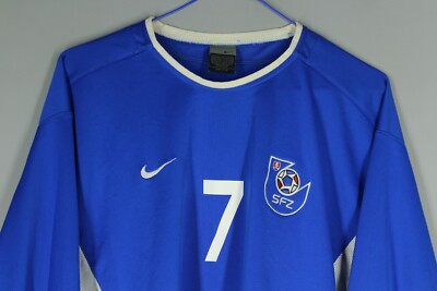 Maillot Officiel Équipe Nationale Slovaquie – Domicile 2002/2003 – Nike – Taille XL – #7