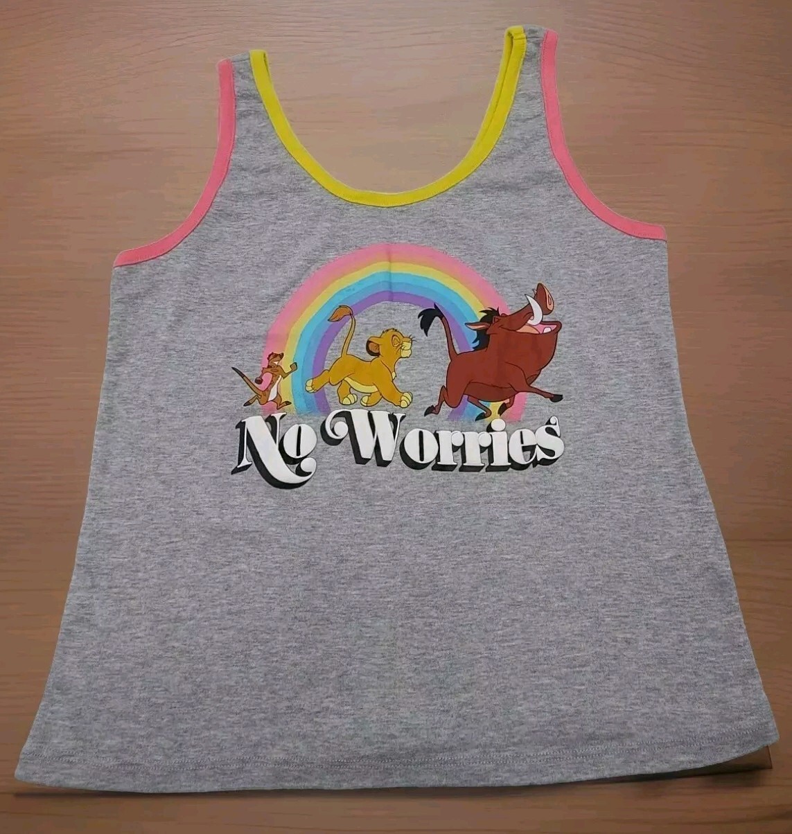Disney's The Lion King Womens Tank Top Gray 