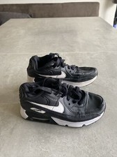 Nike Air Max 90 LTR (PS) Toddler's Running Shoes Size 11.5C Black White