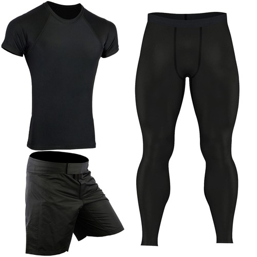 ROAR Blank Fight Shorts BJJ MMA Rash Guard Jiu Jitsu Grappling No gi Wear - Picture 1 of 10