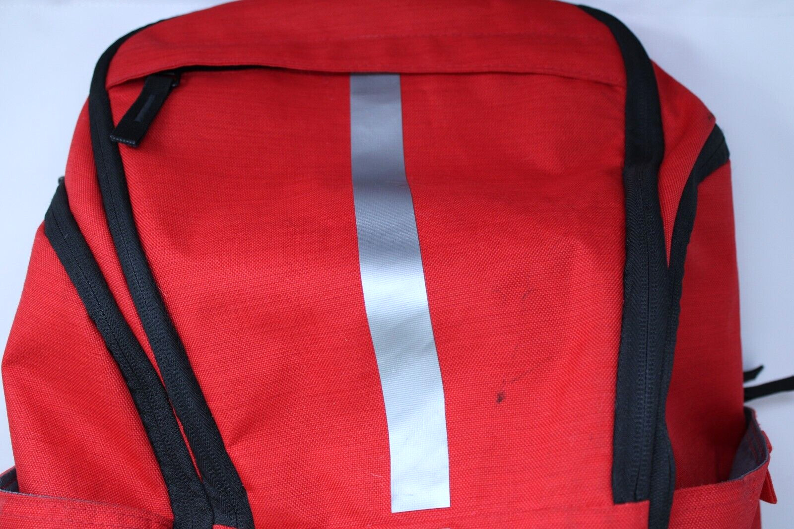 Nike Hoops Elite Pro Basketball Backpack Red Black Silver School Good Condition