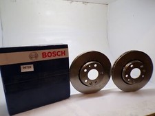 Paire Disque Frein Arrière Couple Rear Brake Disc Bosch Pour Audi A4 A5 A6