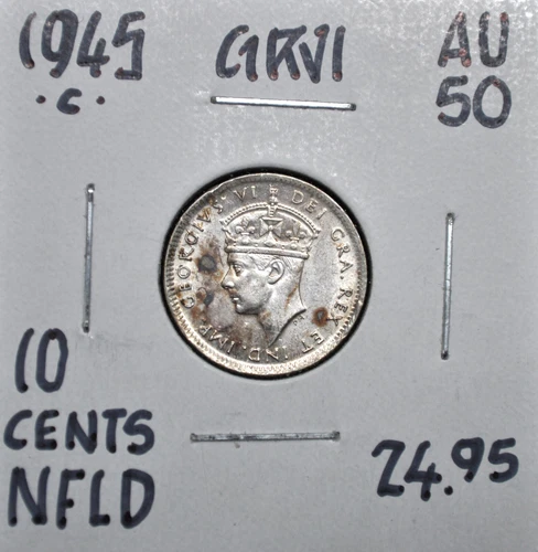 1945-c Newfoundland 10 cents