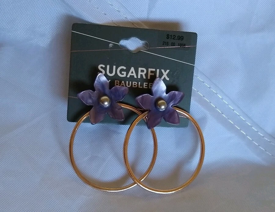 Baublebar purple best sale earrings