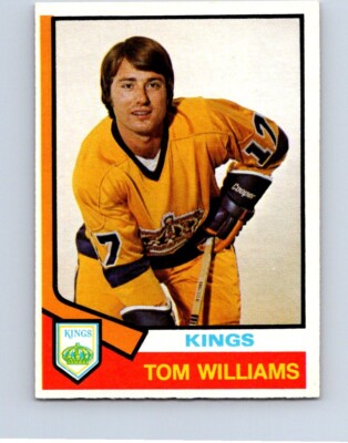 VINTAGE HOCKEY CARD OPC 1974 CLOS ANGELES KING TOM WILLIAMS  NO325