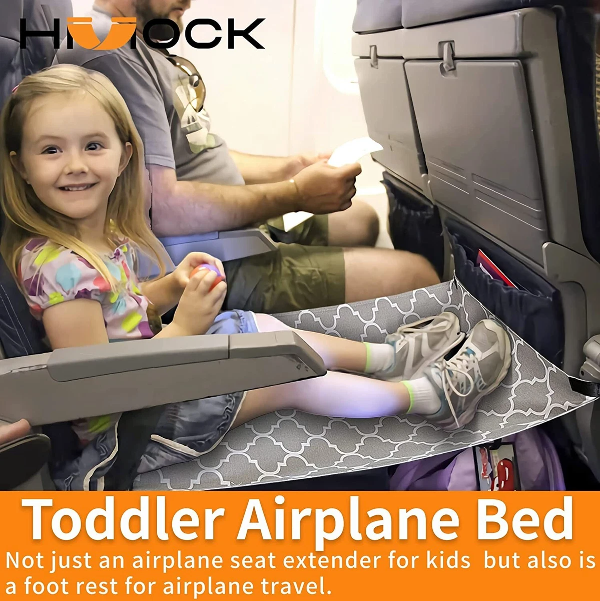 Toddler Airplane Seat Extender for Kids, Airplane Footrest for Kids,  Airplane Foot Hammock, Airplane Essentials For Baby Kids, Flying, Plane  Foot Rest