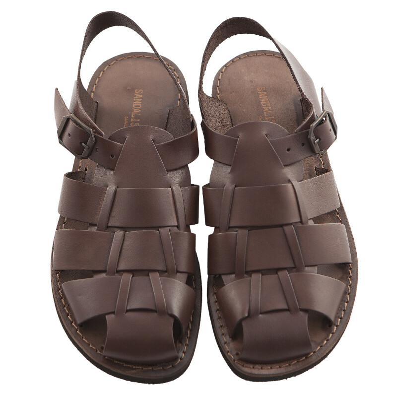 靴 HED MAYNER LEATHER SANDALS 41 HED MAYNER（ヘドメイナー）の「LEATHER SANDALS WITH DOUBLE