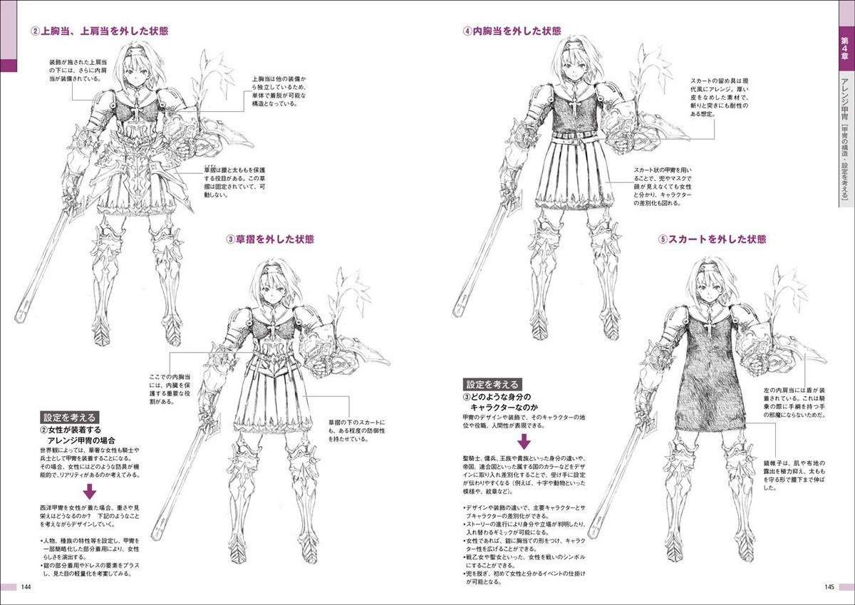 How To Draw Western Armor and Weapons Anime Manga Drawing
