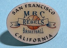 San Francisco Rebels MRC Baketball Award Lapel or Hat  Pin