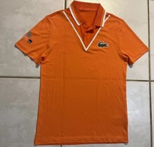 LACOSTE SPORT Miami Open ORANGE Tennis Polo Shirt Men  s US-XS FR2