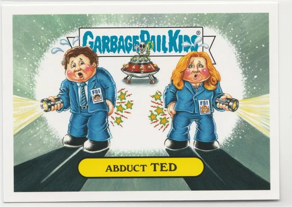 Garbage Pail Kids GPK 2016 Prime Slime Trashy TV Abduct Ted #9a Card