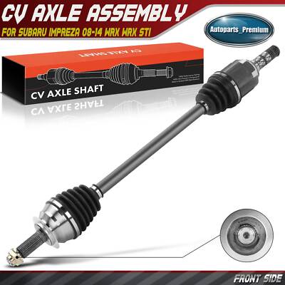 Set Of 2 Front CV Axle Shafts For 2008-2011 Subaru Impreza (Driver & Passenger) 14 thumbnail image