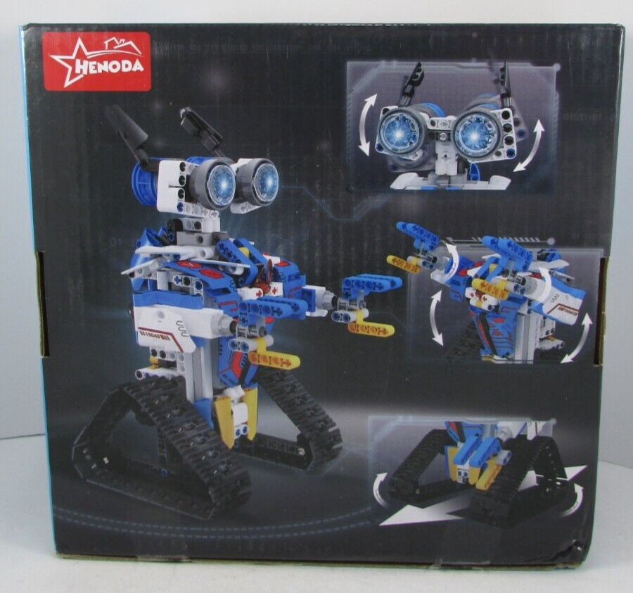 NEW HENODA (15049) Miky the Robot Building Blocks Programmable Toy