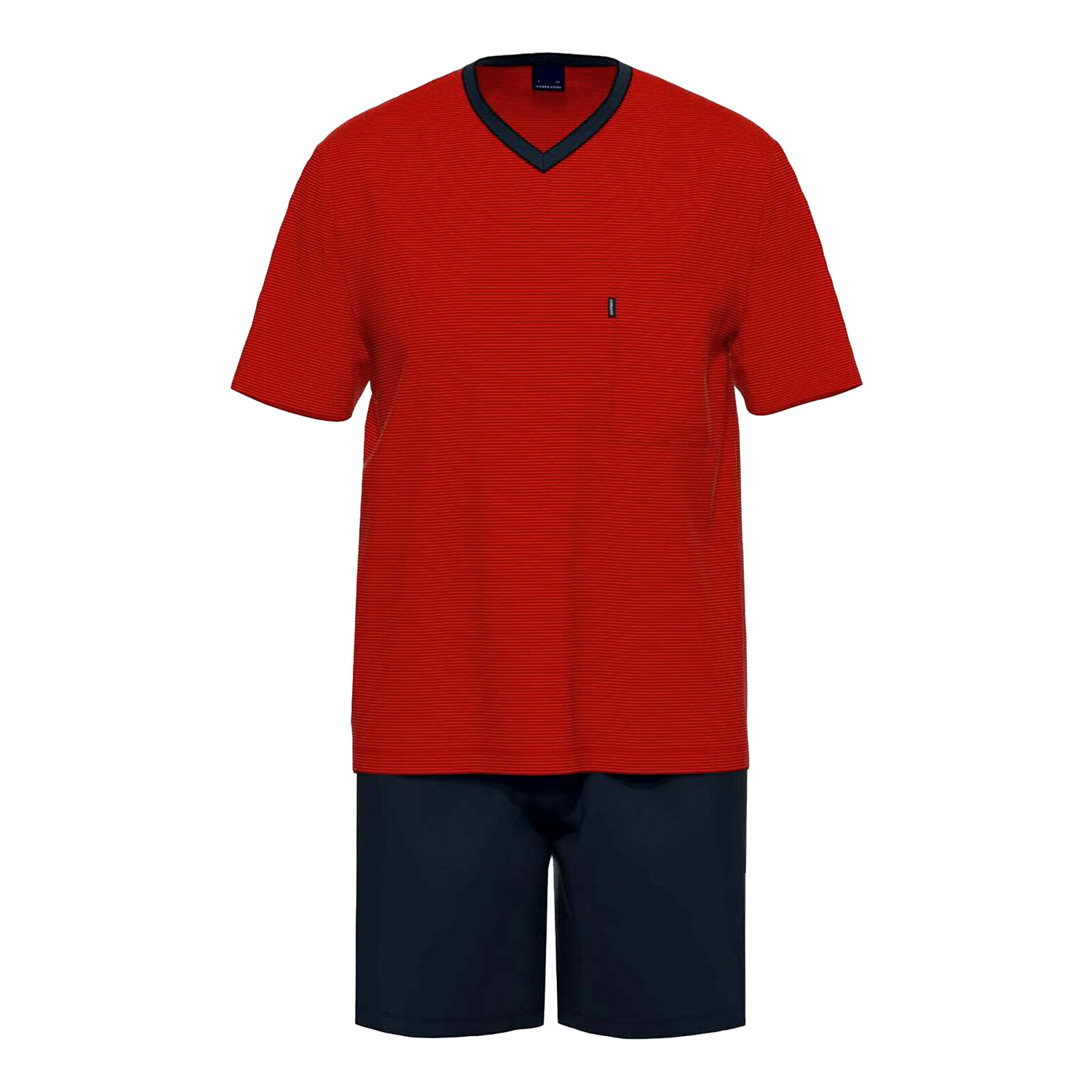 Пижамный комплект Ammann Herren Shorty GOTS Schlafanzug kurz