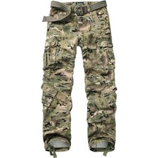 Military Camouflage BDU Cargo Army Fatigue Combat Pants/Cargo Pants W/8 Pockets