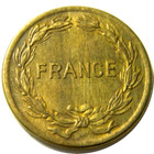 elf Algeria France 2 Francs 1944   Allied Forces World War II  Philadelphia Mint — photo 2