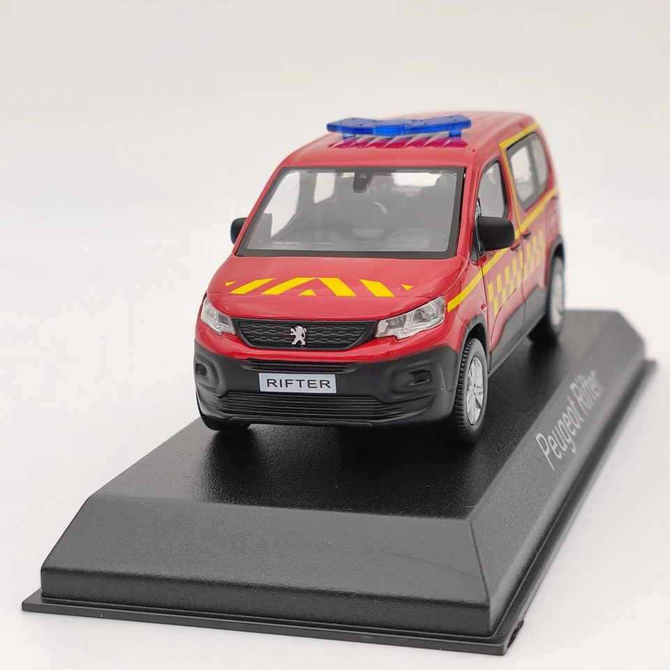 1/43 Norev Peugeot Rifter Secours MedicalDiecast Models Car Christmas Gift Red - Image 4 of 4