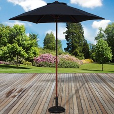 Hampton Bay Patio Umbrella Base Nantucket Solid Steel Construction In Black For Sale Online Ebay