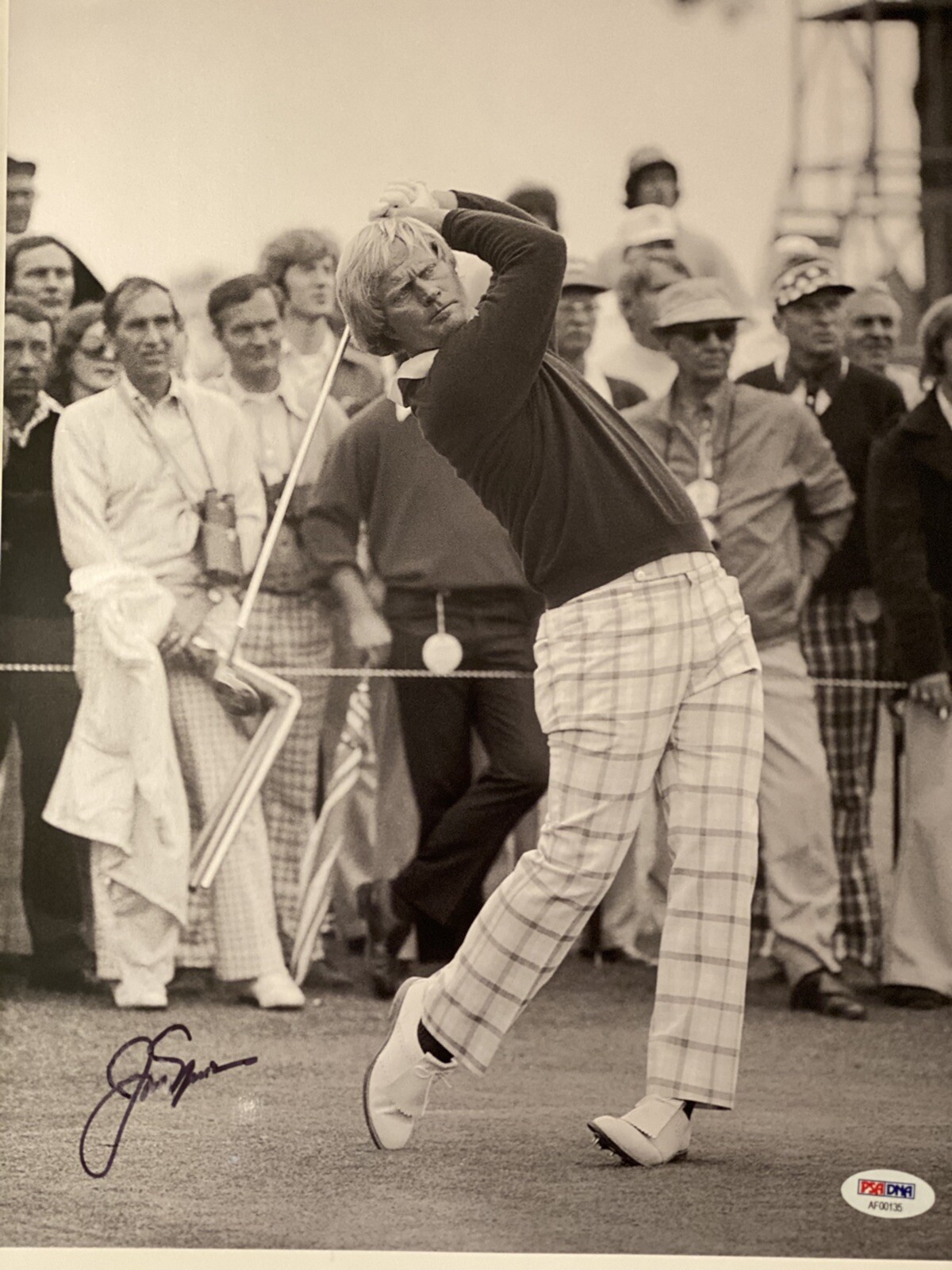 Jack Nicklaus Autographed Signed 11x14 Photo PSA DNA Full Letter 