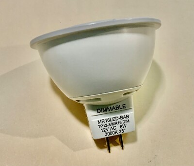 WAC Lighting MR16LED-BAB-BK LED MR16 12V Lamp In White 