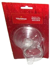 SUCTION CUP  WREATH HOLDER ~ 3 " DIA. ~ 1 Wreath Hanger