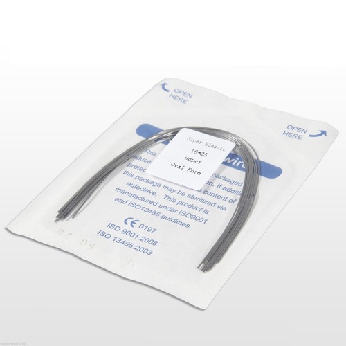 10* Filo Arco Rettangolare Niti Super Elastico Ortodonzia Dentale 16X25 Superiore - Foto 3 di 4