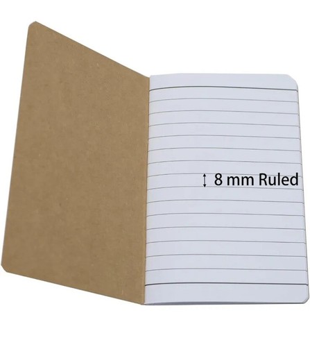 6-pack 3.5 x 5.5 in Lined Pocket Notebook Small Journal Memo | 64 pages | 70 GSM - Picture 3 of 4