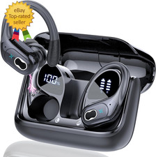 Wireless Earbuds 75Hrs Bluetooth 5.4 Headphone Sport, 2025 Bluetooth Earbuds Ste