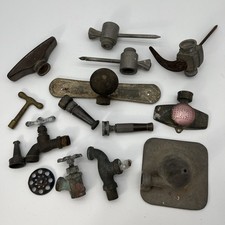 LOT Vintage Old Hose Nozzle Sprinkler Faucet Lawn Garden Brass