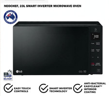 LG 23L Smart Inverter Microwave Oven 3-in-1 Defrost Warm Cook Food Anti Bacteria