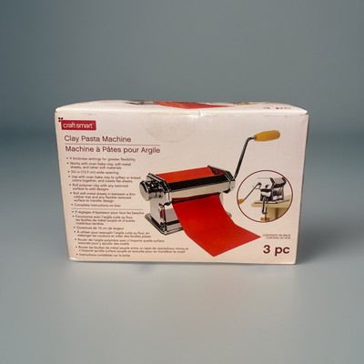 Craftsmart Premium Clay Pasta Machine 3 PC NEW IN BOX