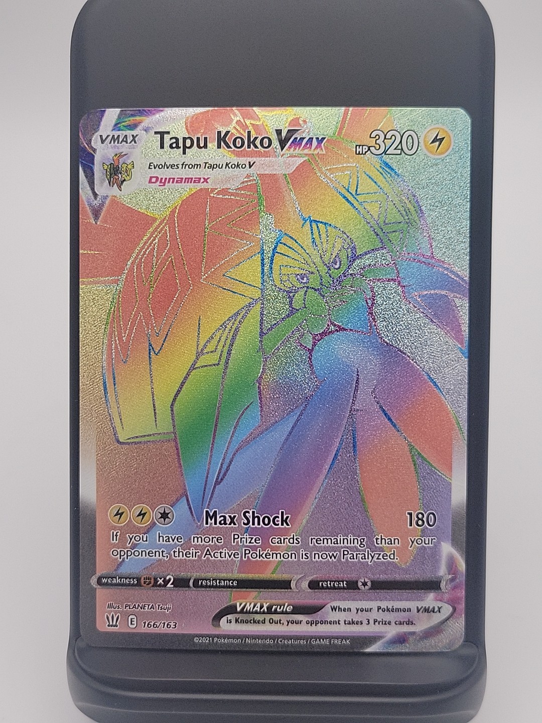 Tapu Koko VMAX (Secret) 166/163 SWSH05: Battle Styles NM