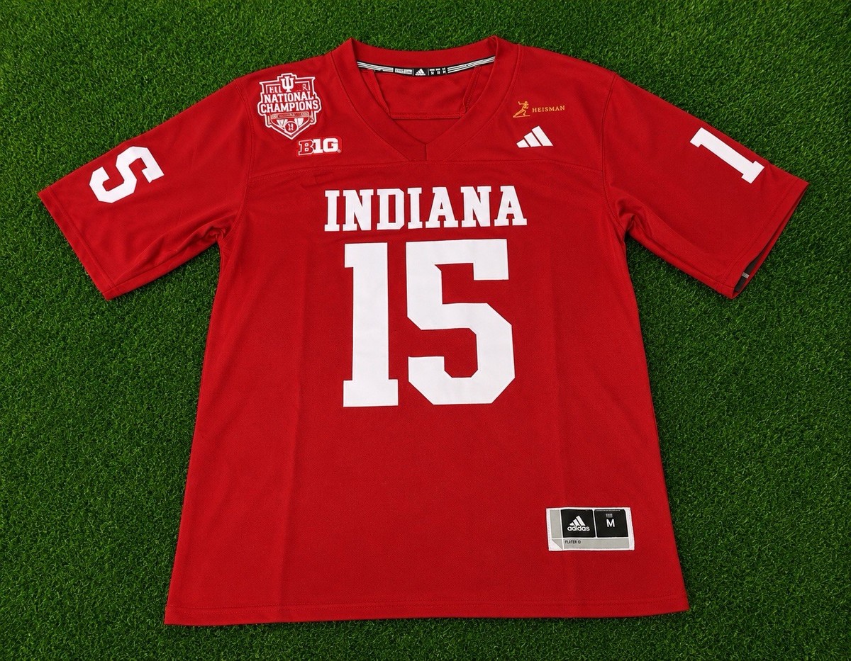Fernando Mendoza Indiana Hoosiers Champion Jersey! W/Heisman and