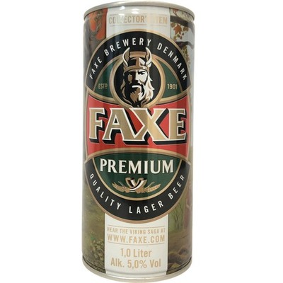 Faxe Premium Lagerbier Vol. 5% 1x1,0L Dose EINWEG Pfand