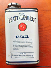 Vintage Pratt & Lambert Duosol Solvent 1 Pint...