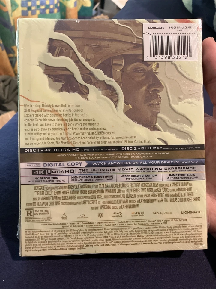 The Hurt Locker Steelbook 4K Ultra HD + Blu-Ray Best Buy Exclusive US IMPORT NEW - image 3 of 4