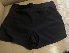 Lands' End Women's Black Casual Shorts, Size 14