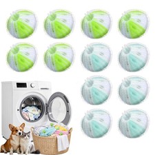 12 PCS Dog Hair Remover Washing Machine, Pet Multicolour