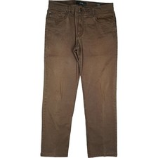 BRAX W35 L30 Jeans Hose Braun Herren Stretch Cooper Fan Straight Regular Fit 50