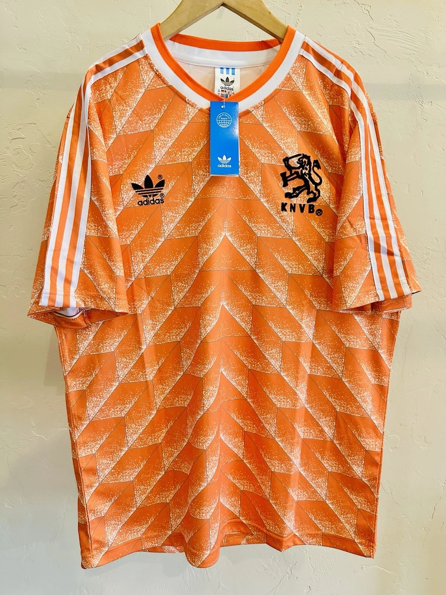 超レア adidasアディダス オランダ代表 88（H）ゲームシャツ adidas Men's Netherlands National Team Soccer Fan Apparel