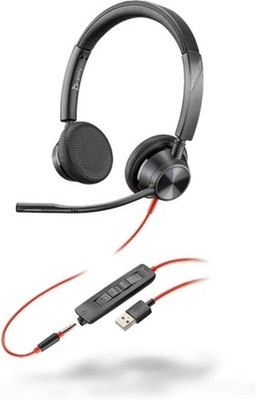 Plantronics   Blackwire 3325 USB-A (Poly)  kabelgebundenes Zwei-Ohr Headset