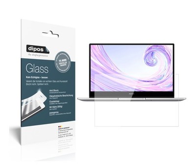 2x Schutzfolie für Huawei MateBook D14 - Anti-Shock 9H Folie dipos Glass
