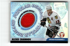 2003-04 Topps Pristine - Popular Demand - Refractor - Alex Zhamnov /25