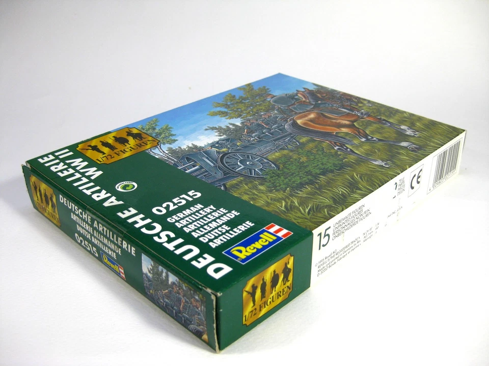 Revell Toy Soldiers 1/72 " WW2 German Artiller" Boxed 02515 1995 issue sealed! - Image 4 of 4