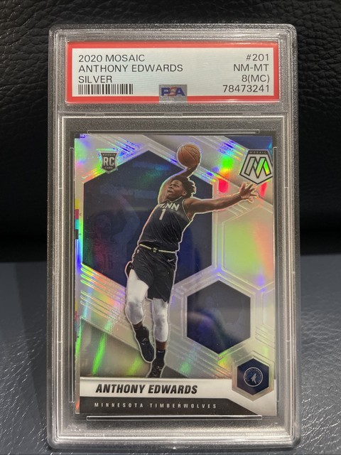 Anthony Edwards 2020 Panini Mosaic Silver