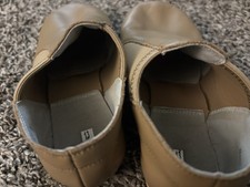 Beige Tan Slip-On Jazz Dance Shoes Unisex Size 13 Color Beige Tan Dance Footwear