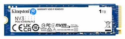 Kingston NV3, M.2 NVMe SSD, PCIe 4.0 x4, 6.000 MB/s Lesen, 4.000 MB/s Schreiben,