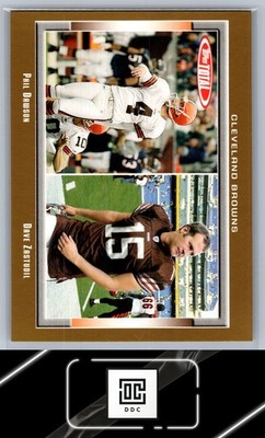 2006 Topps Total #148 Dave Zastudil / Phil Dawson Gold